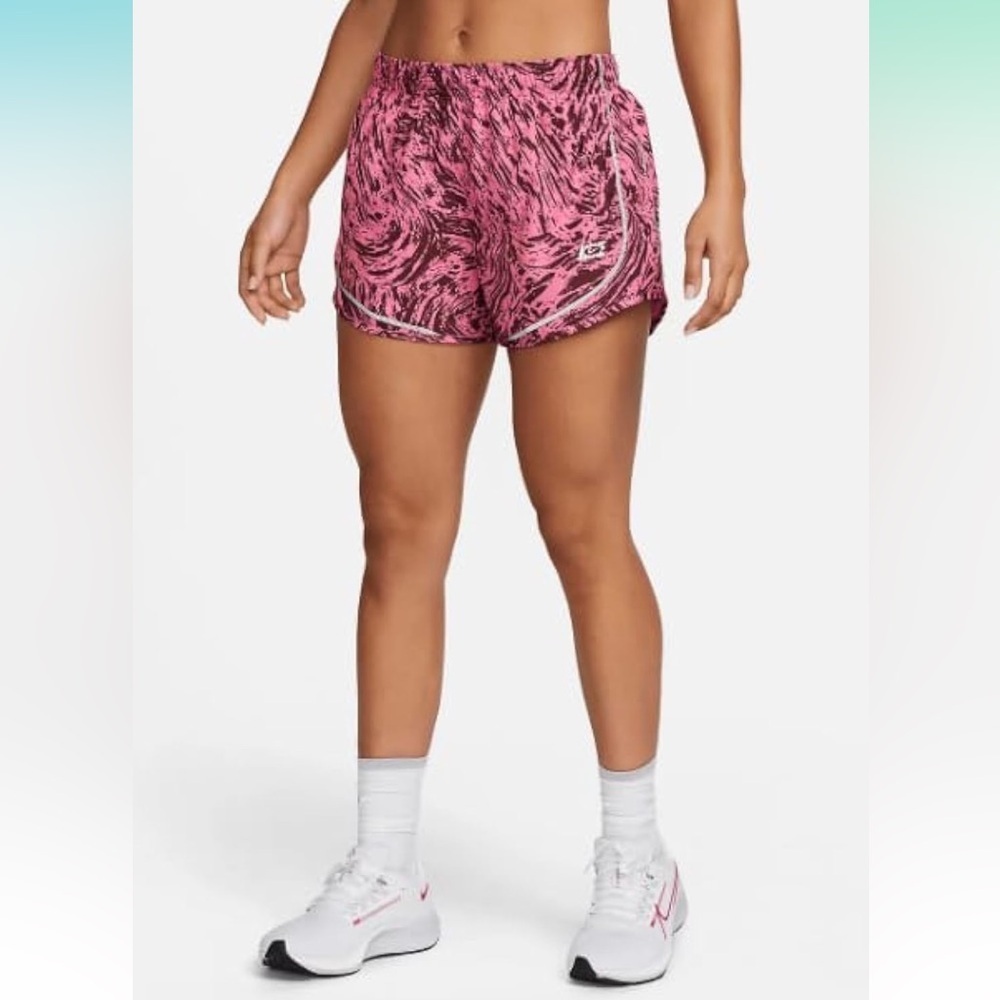 Nike Dri-Fit Icon Clash Tempo Shorts Pink Large Womens New With Tags